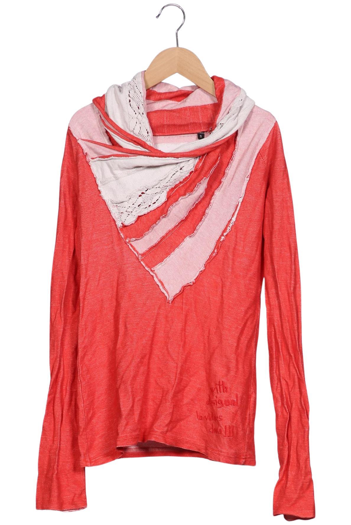 

Desigual Damen Langarmshirt, rot, Gr. 36