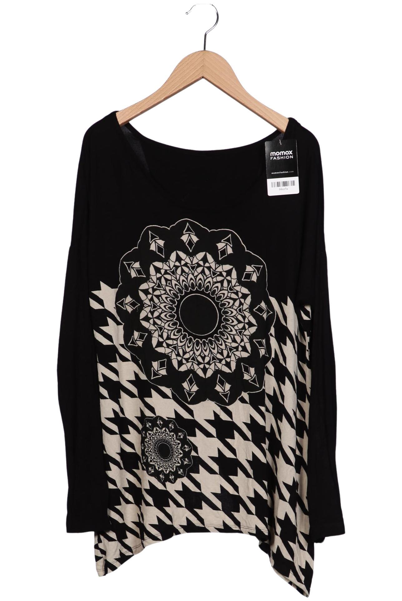 

Desigual Damen Langarmshirt, schwarz, Gr. 38