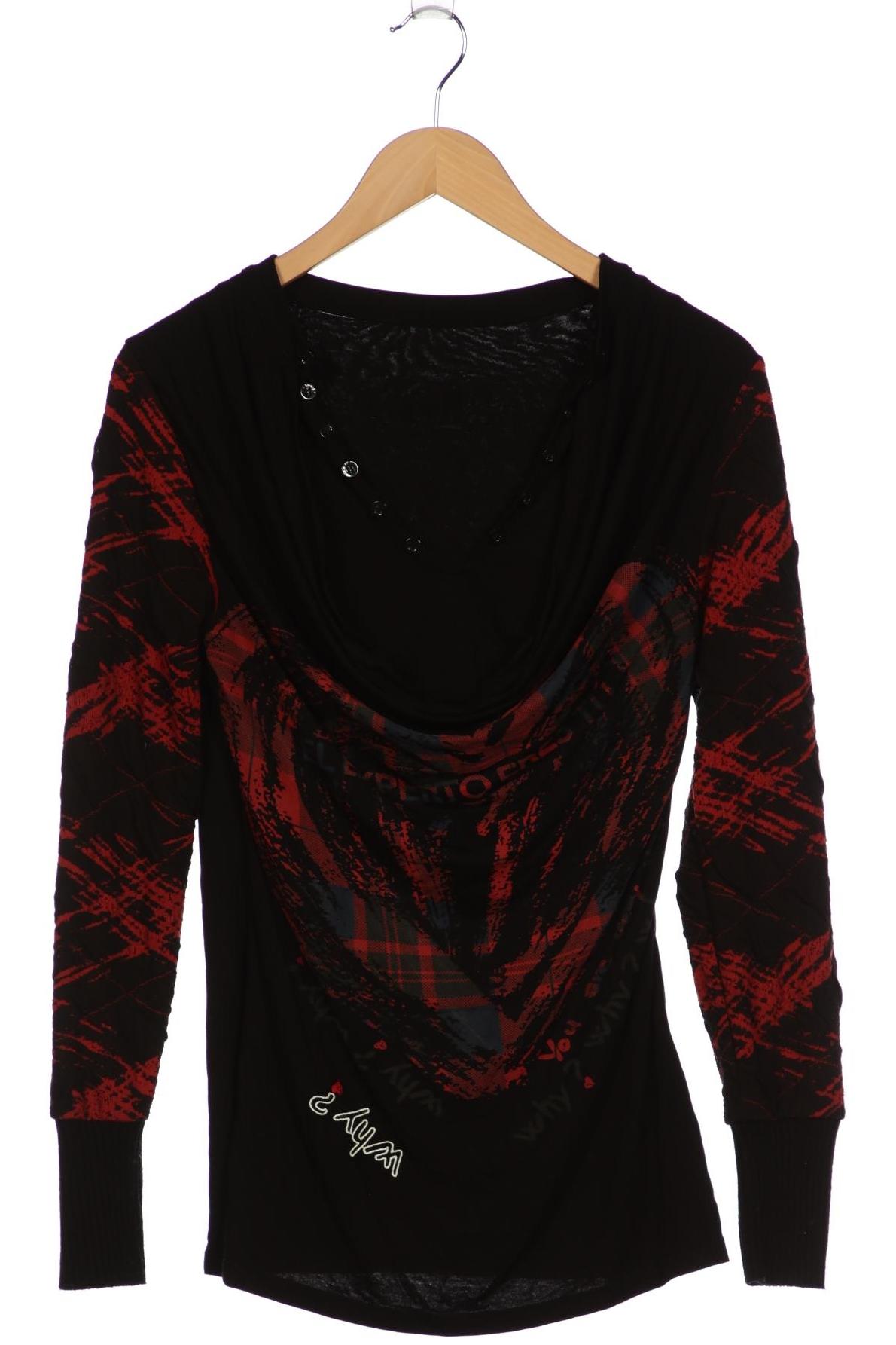 

Desigual Damen Langarmshirt, schwarz, Gr. 38