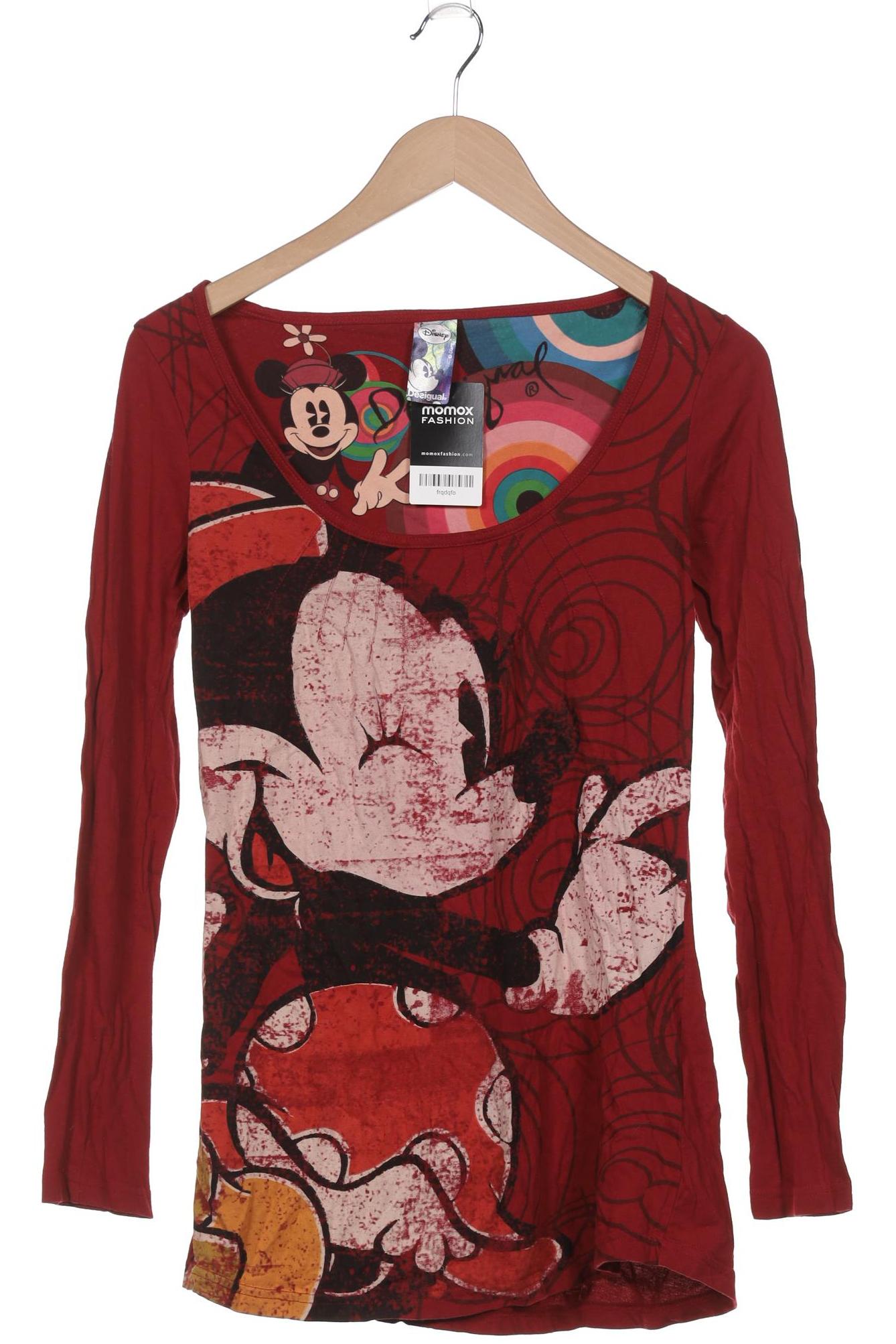 

Desigual Damen Langarmshirt, rot, Gr. 36