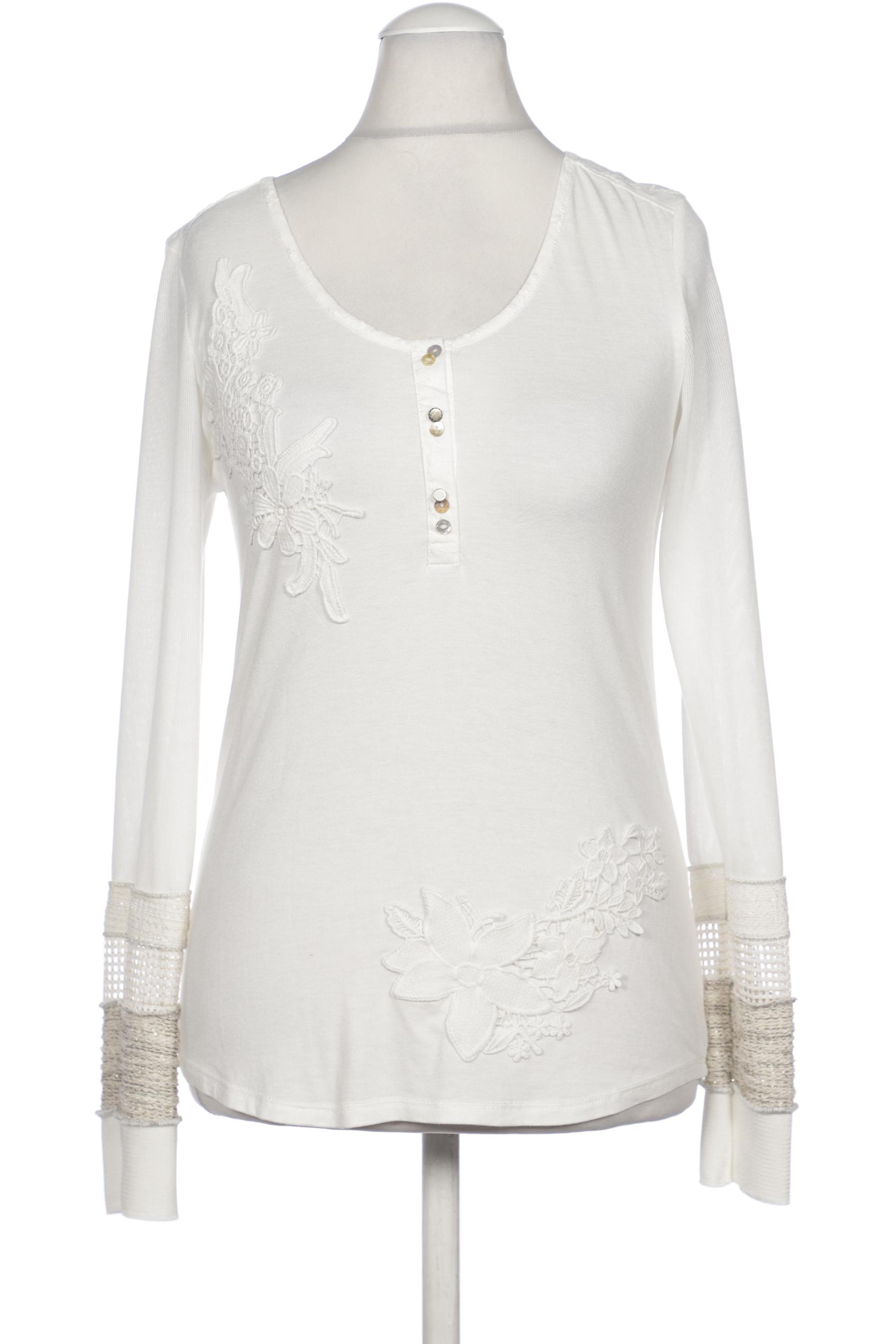 

Desigual Damen Langarmshirt, cremeweiß