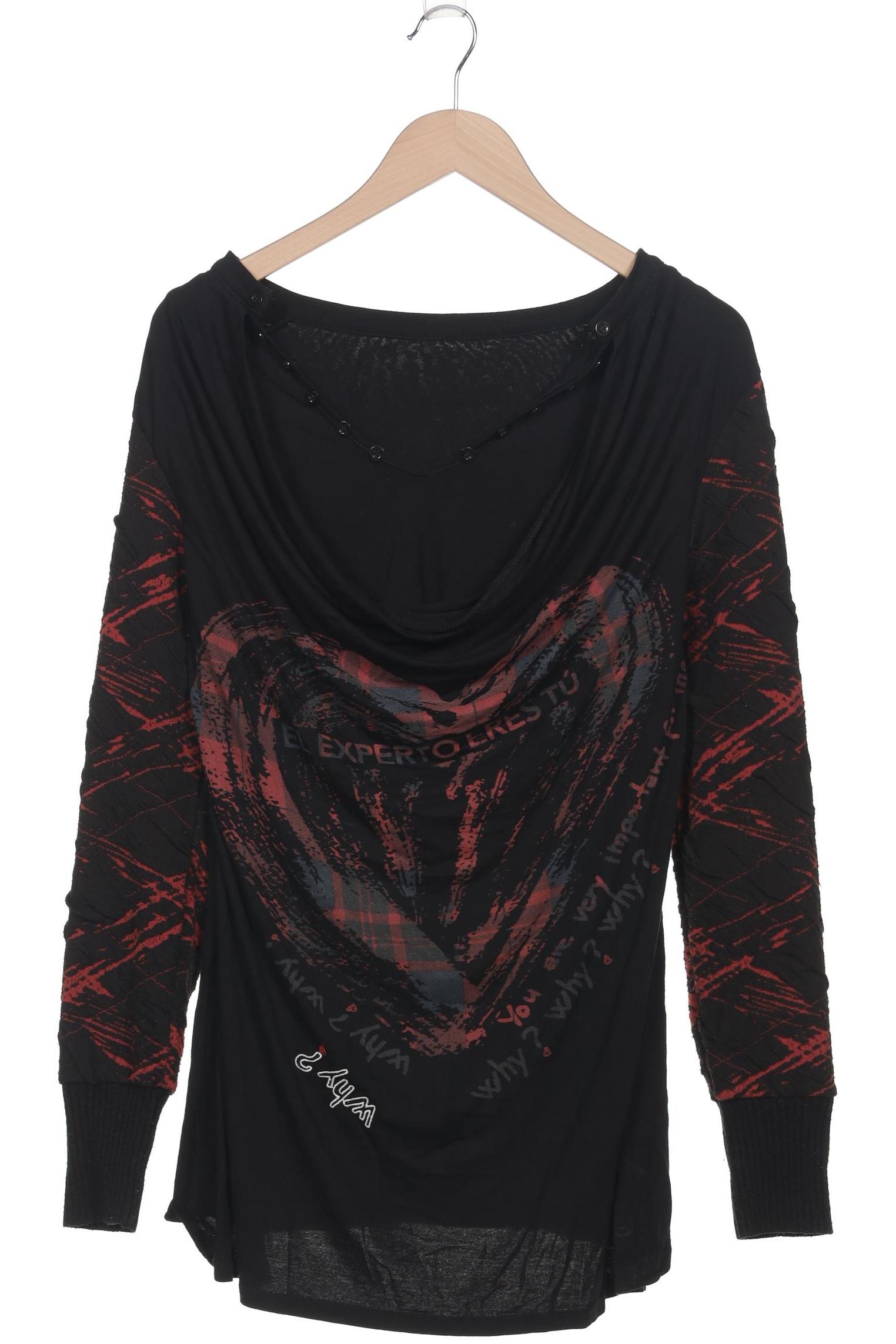 

Desigual Damen Langarmshirt, schwarz, Gr. 46