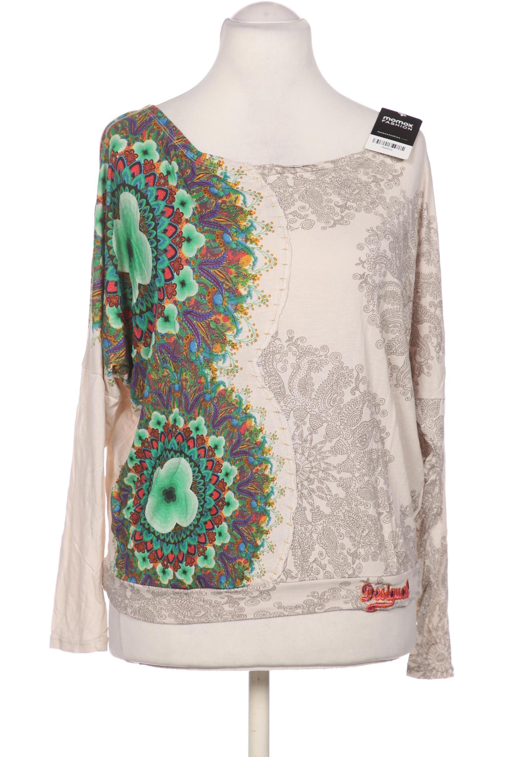 

Desigual Damen Langarmshirt, beige, Gr. 38