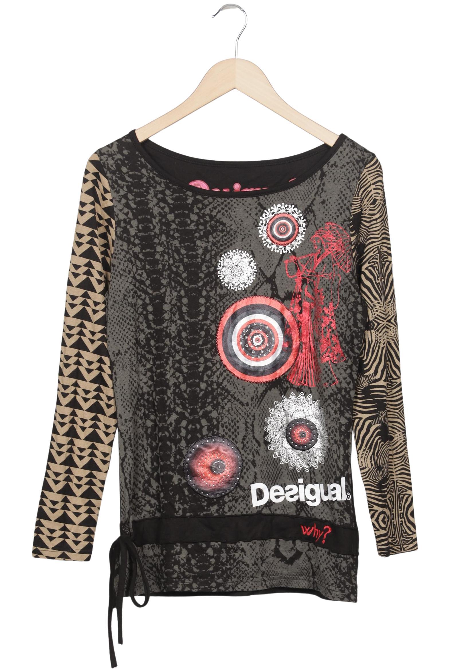 

Desigual Damen Langarmshirt, mehrfarbig, Gr. 42