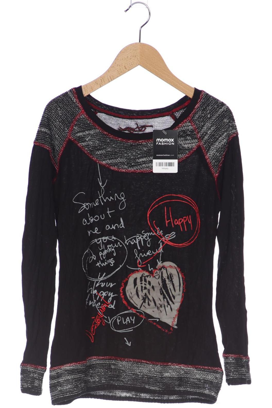 

Desigual Damen Langarmshirt, schwarz, Gr. 38