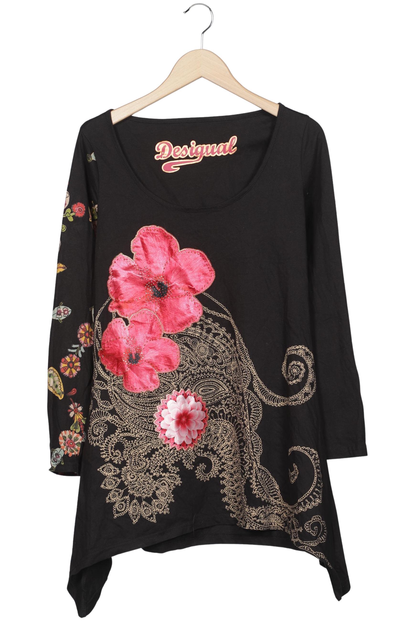 

Desigual Damen Langarmshirt, schwarz, Gr. 44