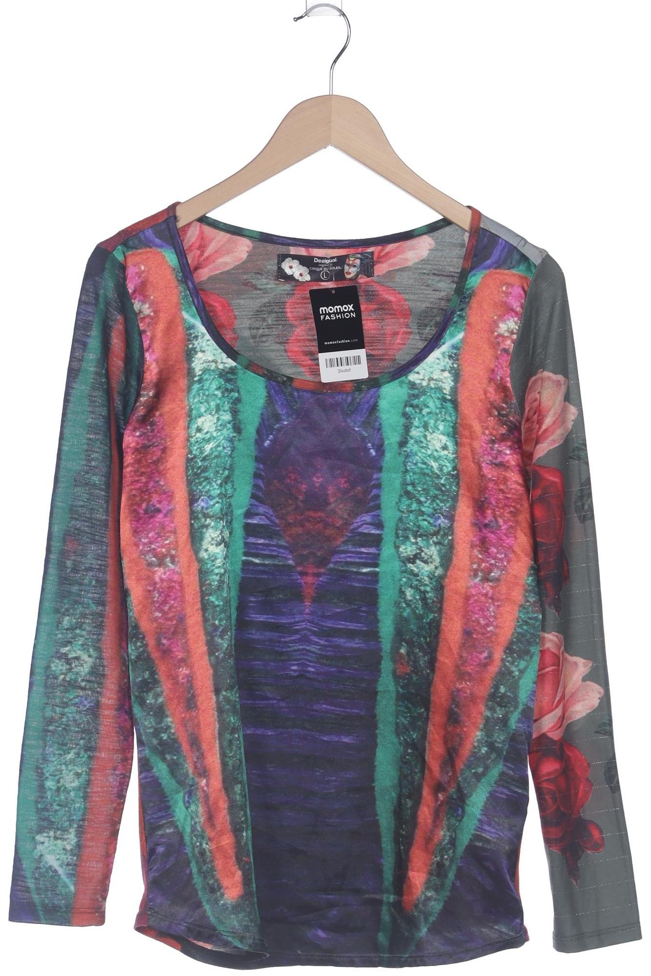 

Desigual Damen Langarmshirt, mehrfarbig, Gr. 42