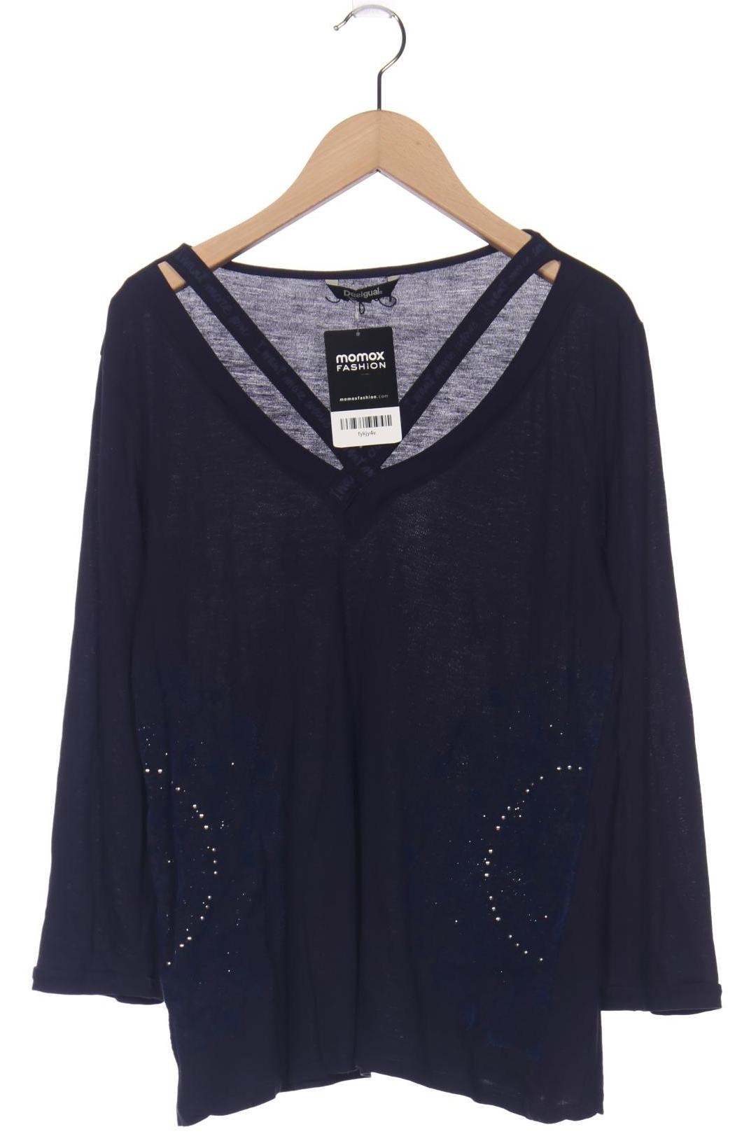 

Desigual Damen Langarmshirt, marineblau, Gr. 42