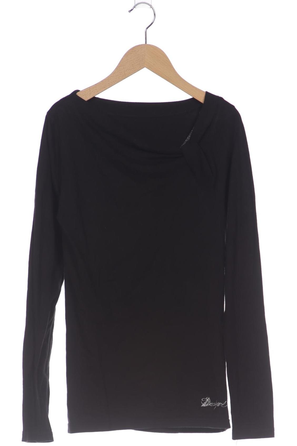 

Desigual Damen Langarmshirt, schwarz, Gr. 38