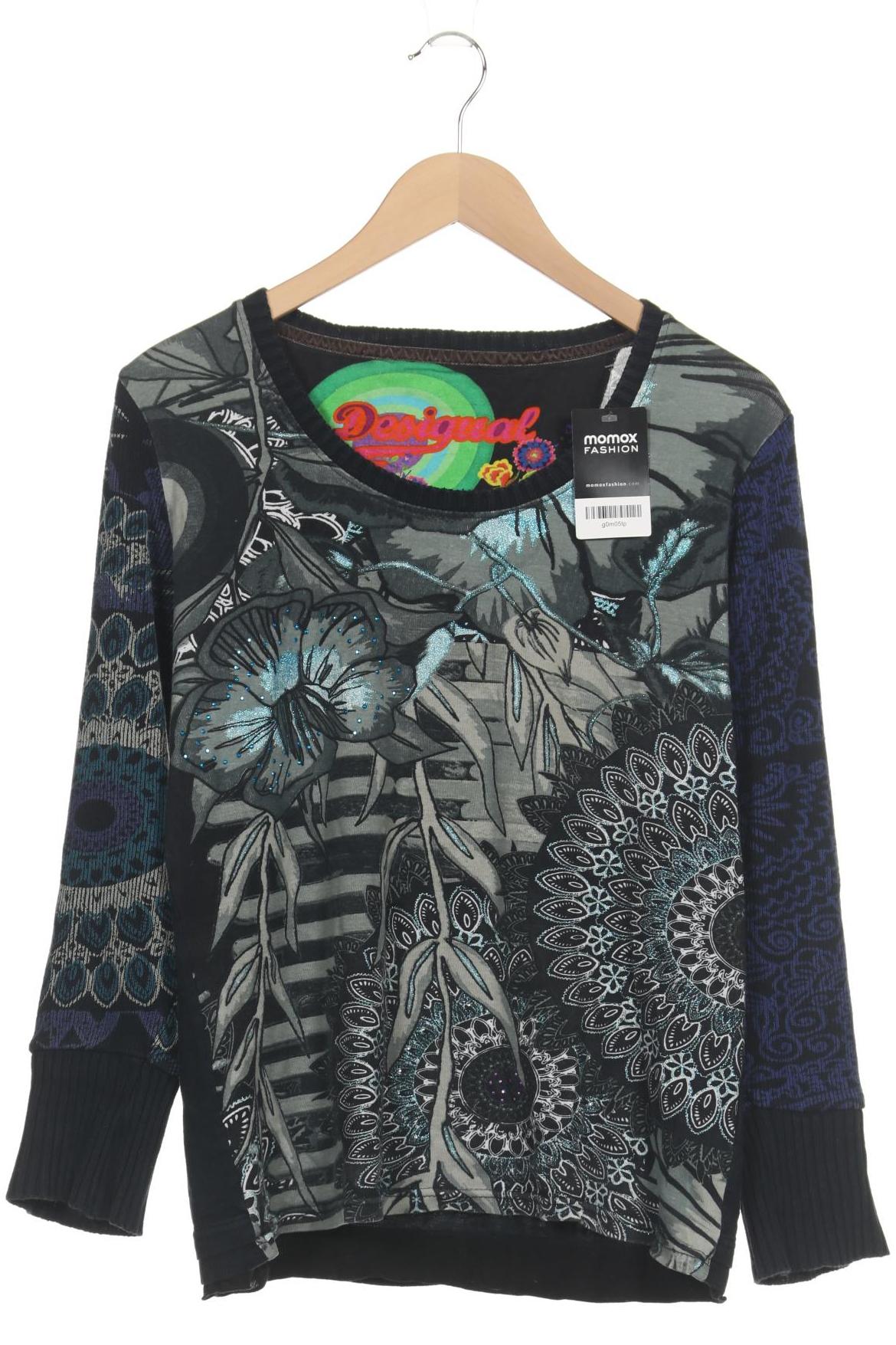 

Desigual Damen Langarmshirt, marineblau, Gr. 44