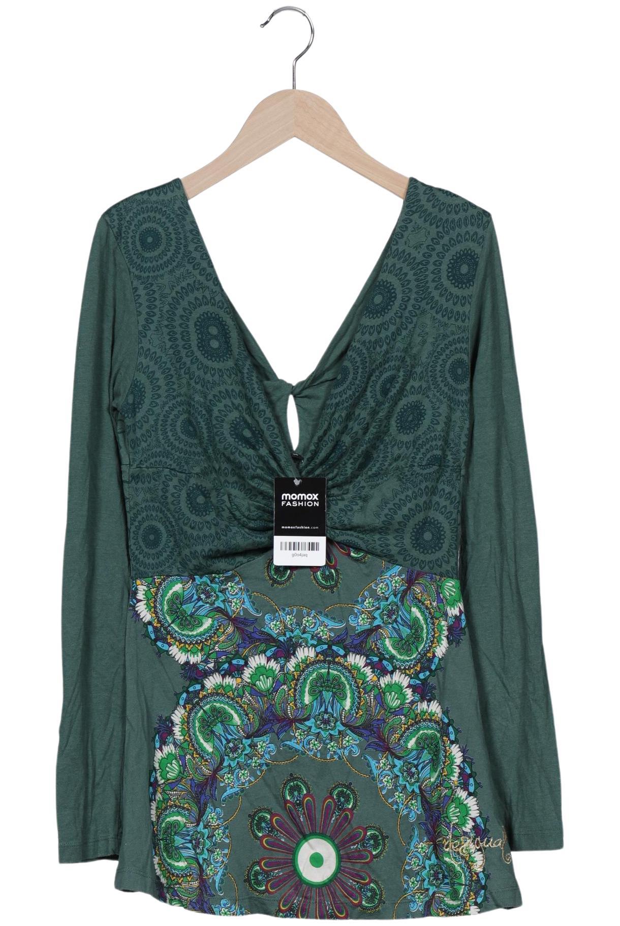

Desigual Damen Langarmshirt, grün, Gr. 38
