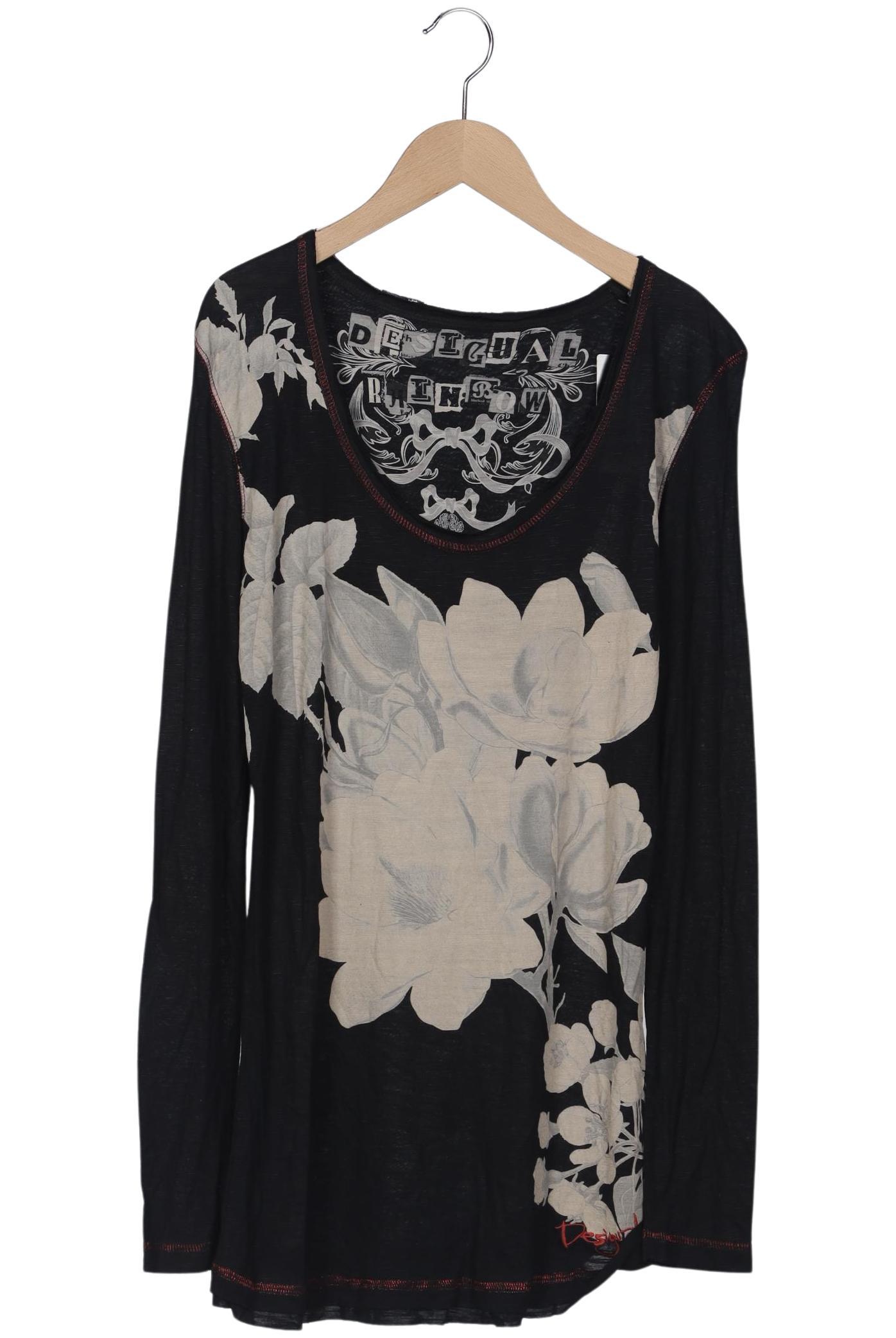 

Desigual Damen Langarmshirt, marineblau, Gr. 42