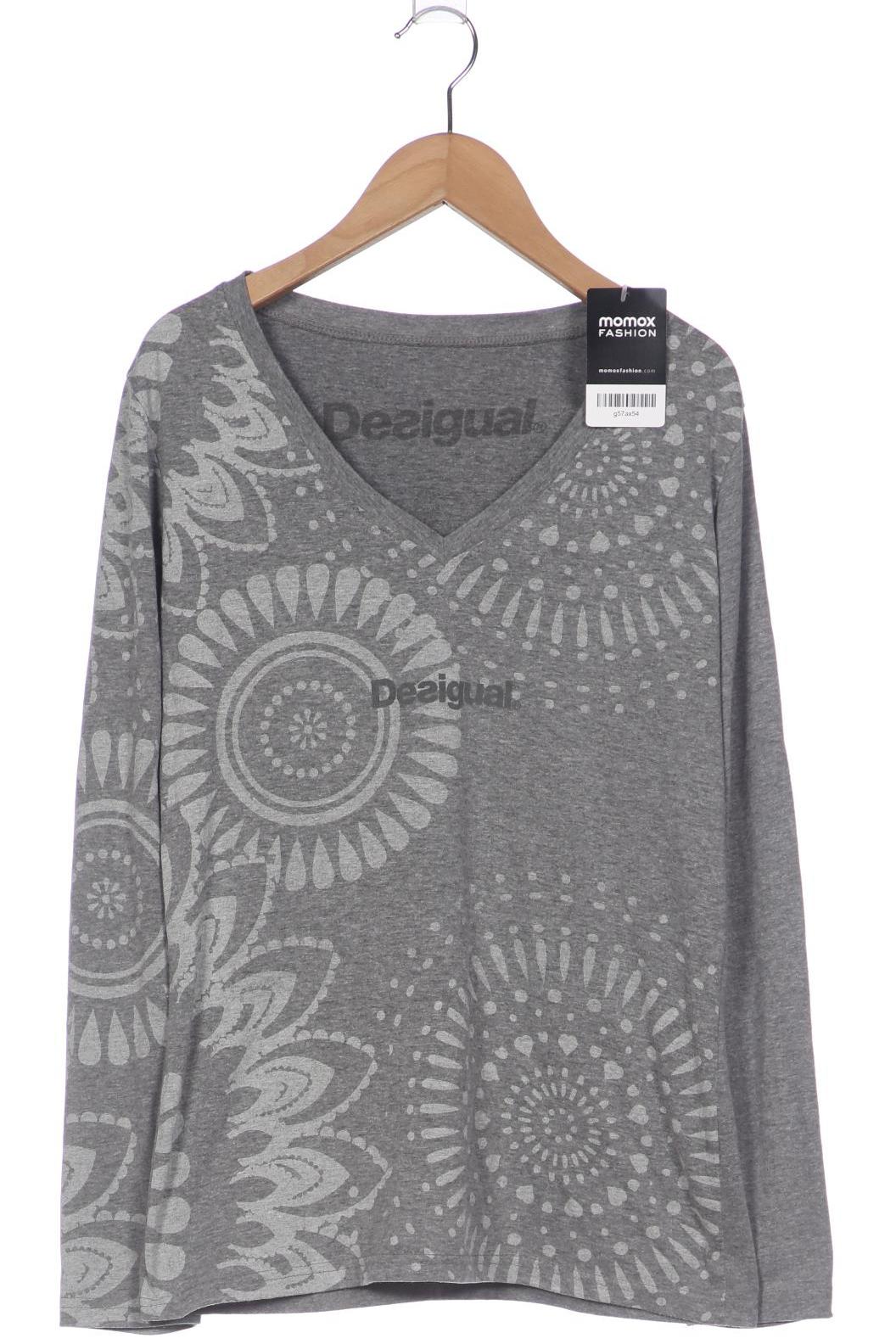 

Desigual Damen Langarmshirt, grau, Gr. 42