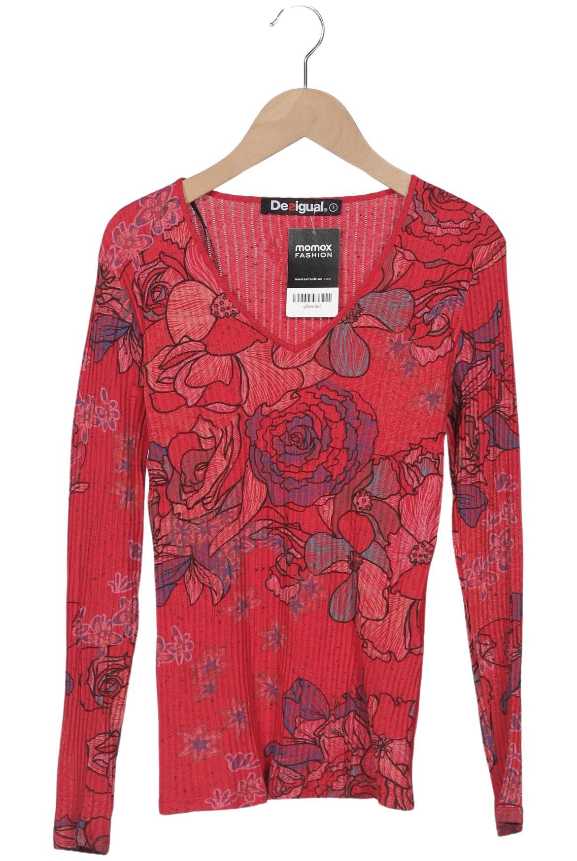 

Desigual Damen Langarmshirt, rot, Gr. 36