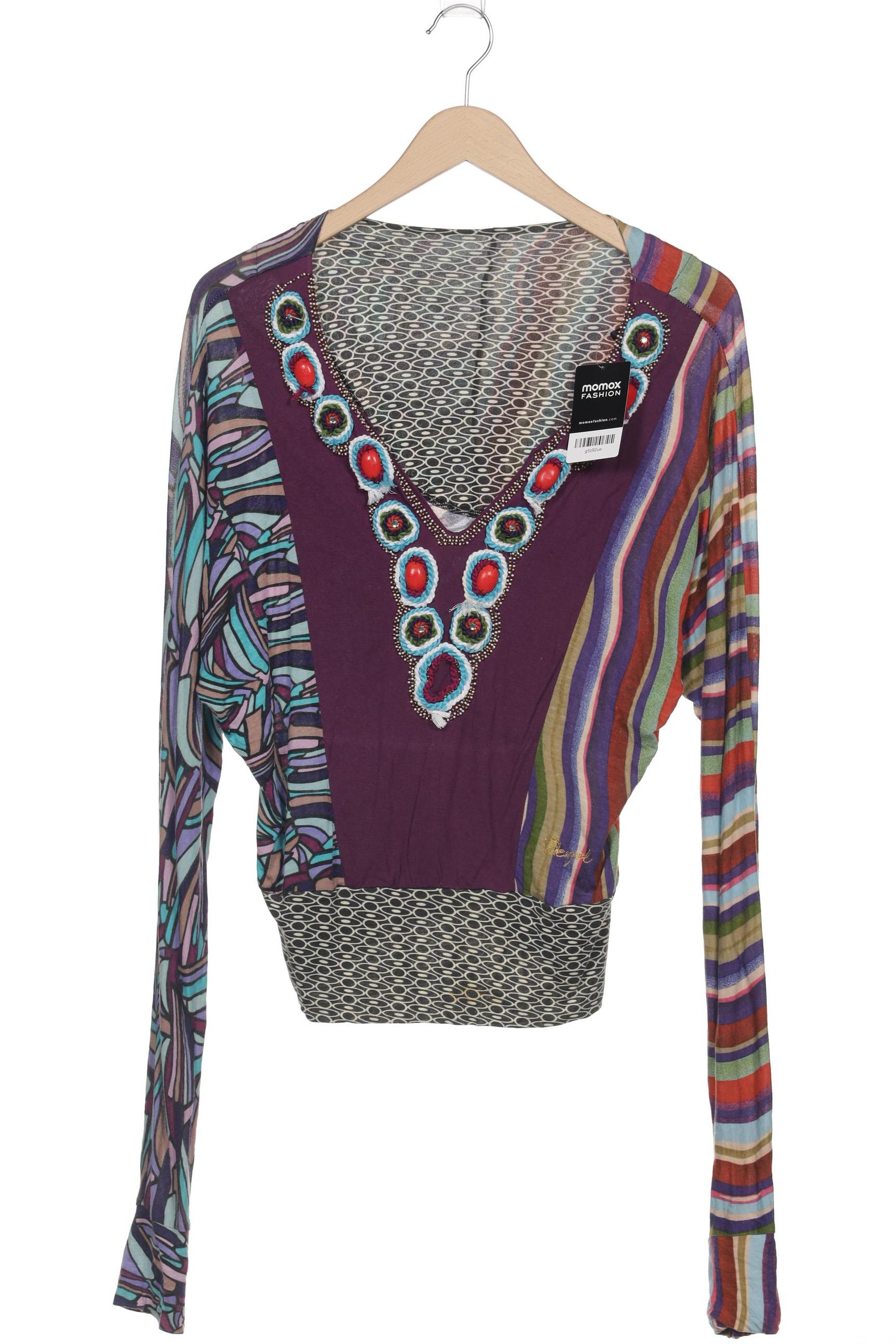 

Desigual Damen Langarmshirt, mehrfarbig, Gr. 36