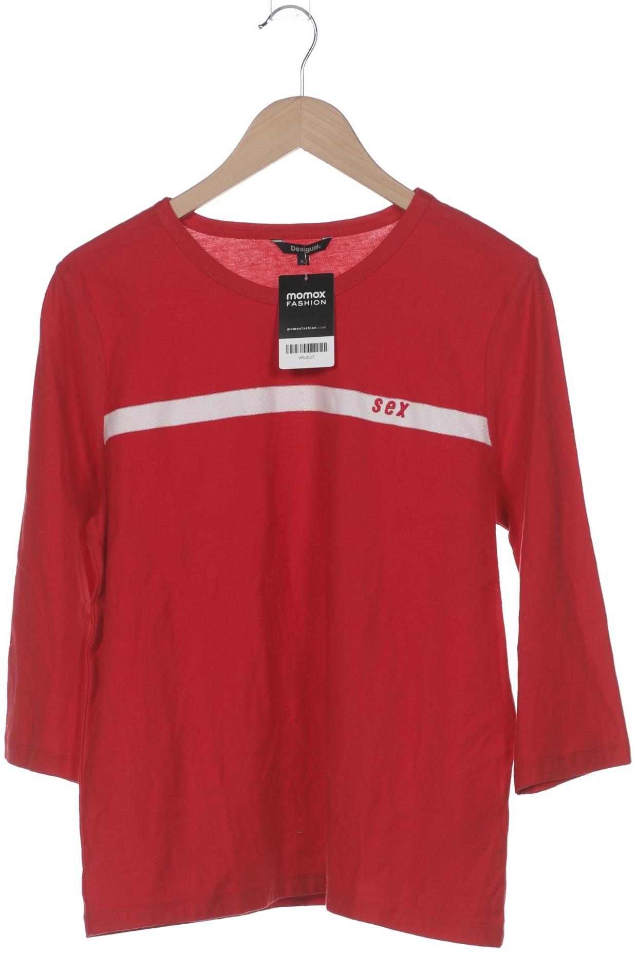 

Desigual Damen Langarmshirt, rot, Gr. 44