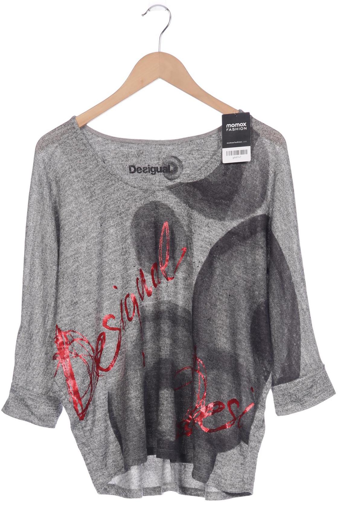 

Desigual Damen Langarmshirt, grau, Gr. 42