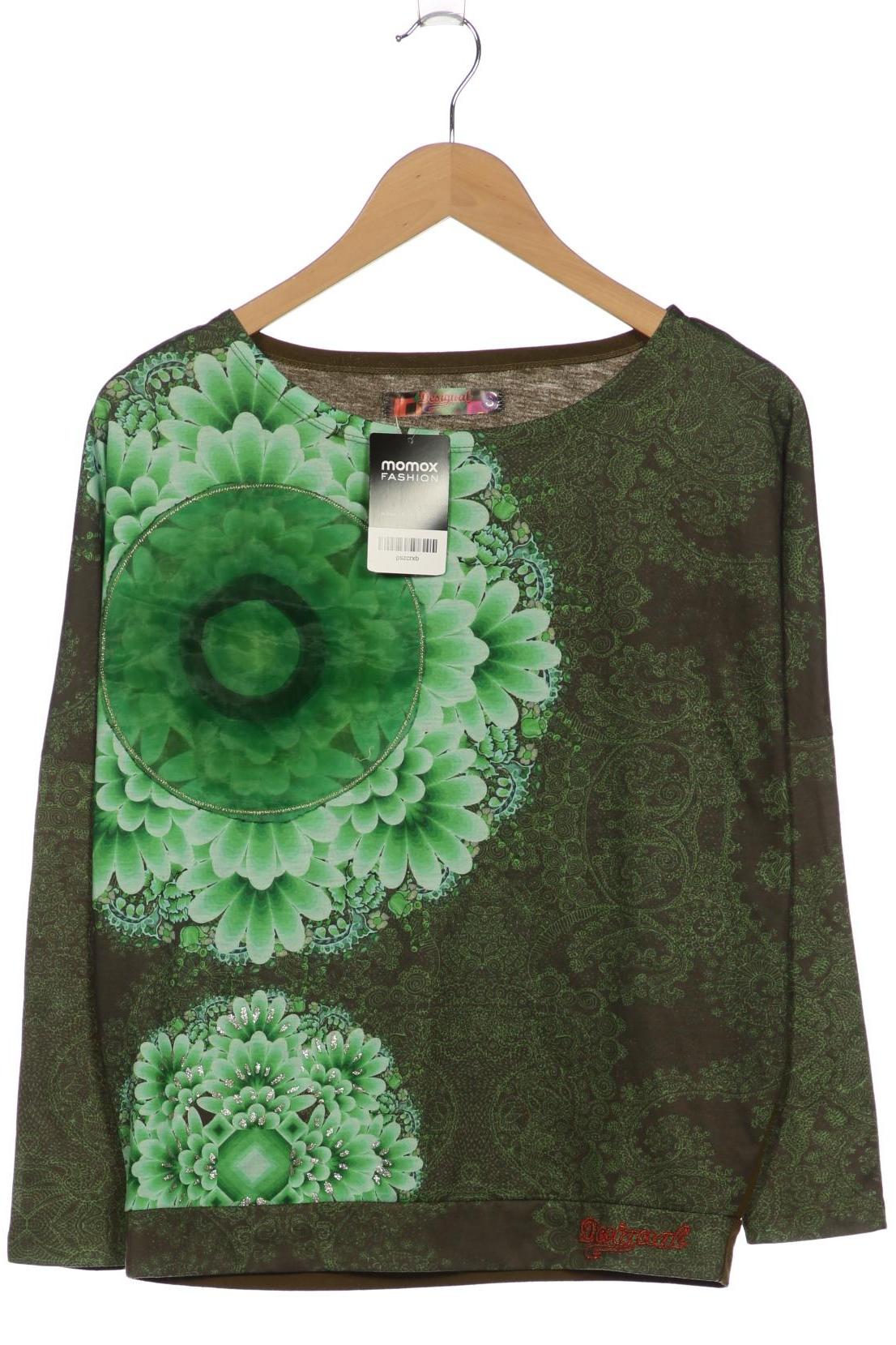 

Desigual Damen Langarmshirt, grün, Gr. 36