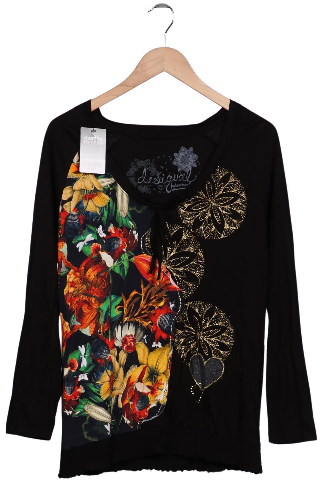 

Desigual Damen Langarmshirt, schwarz, Gr. 46