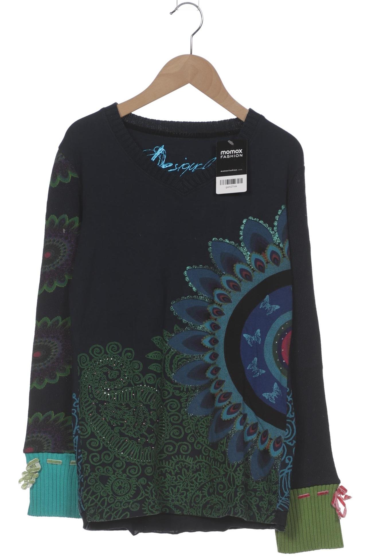 

Desigual Damen Langarmshirt, marineblau, Gr. 42