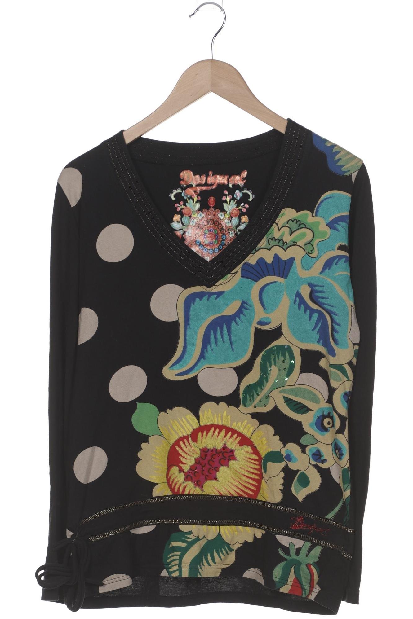 

Desigual Damen Langarmshirt, schwarz, Gr. 42