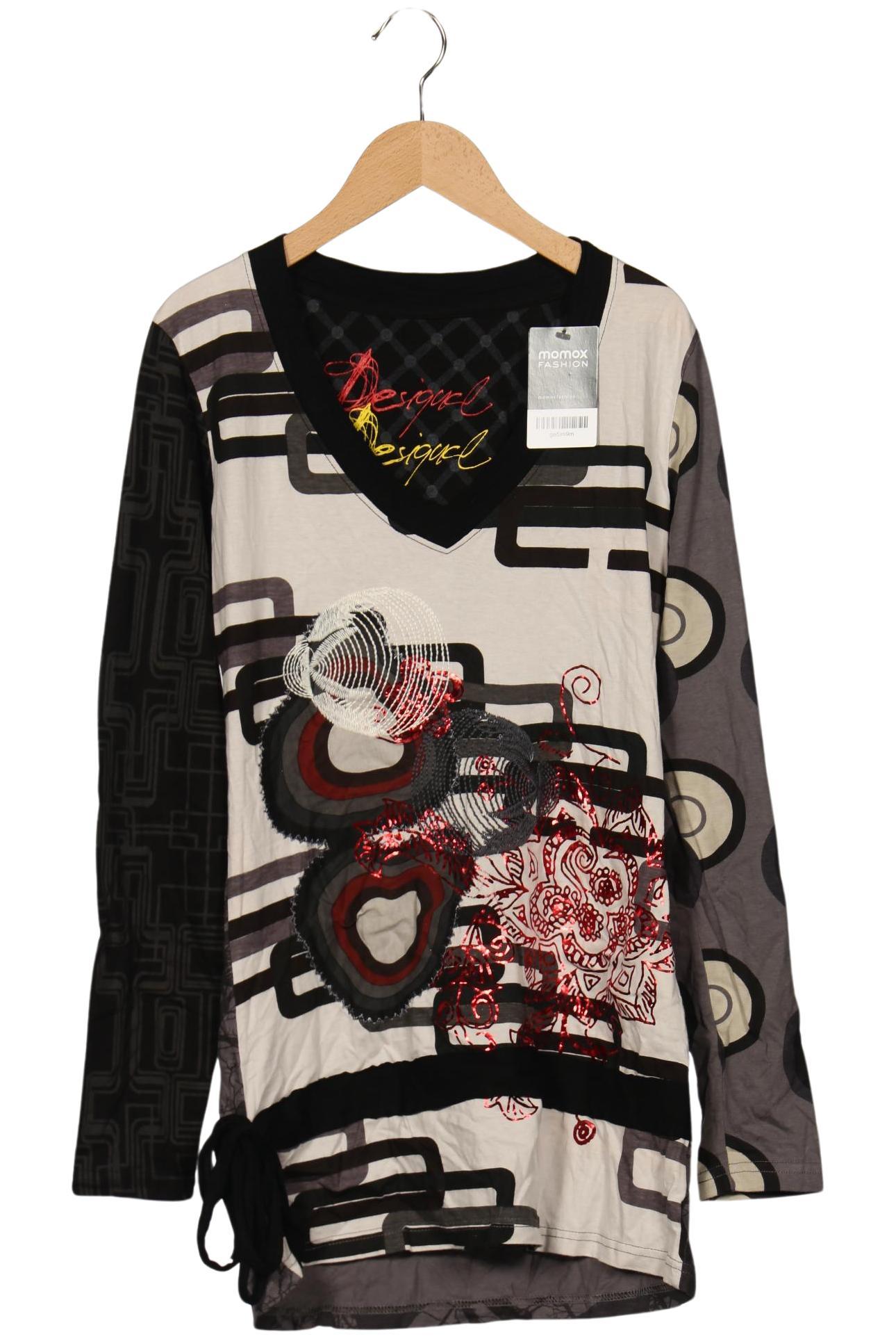 

Desigual Damen Langarmshirt, mehrfarbig, Gr. 42
