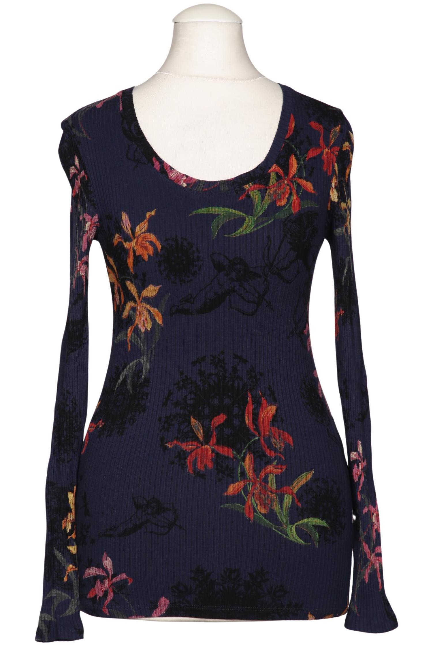 

Desigual Damen Langarmshirt, marineblau, Gr. 36