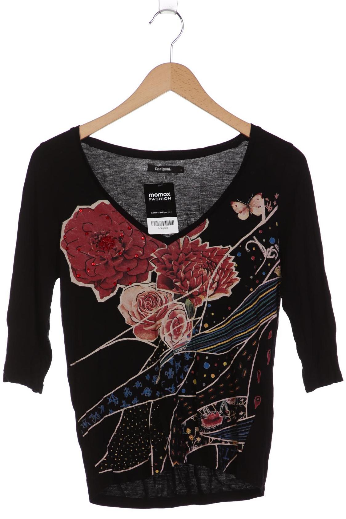 

Desigual Damen Langarmshirt, schwarz, Gr. 38