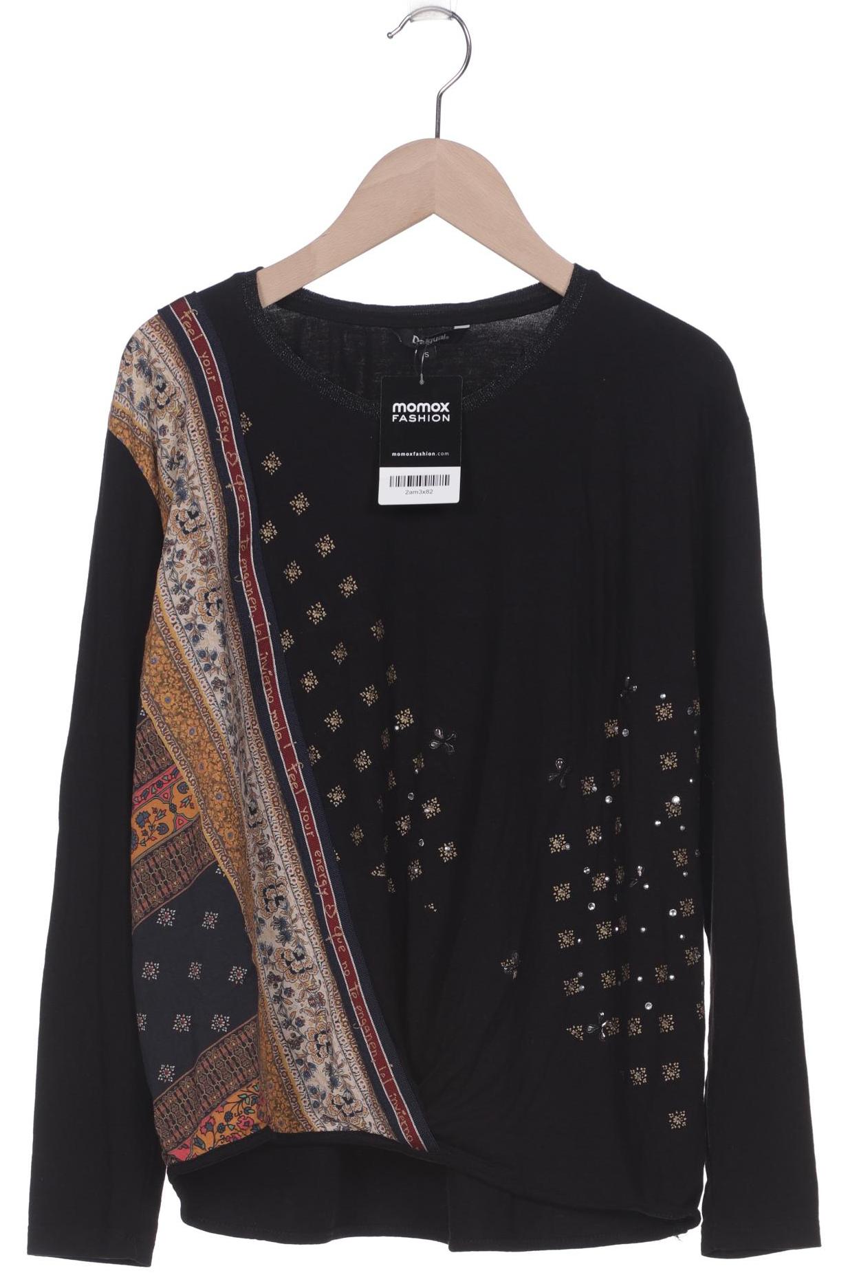 

Desigual Damen Langarmshirt, schwarz, Gr. 36