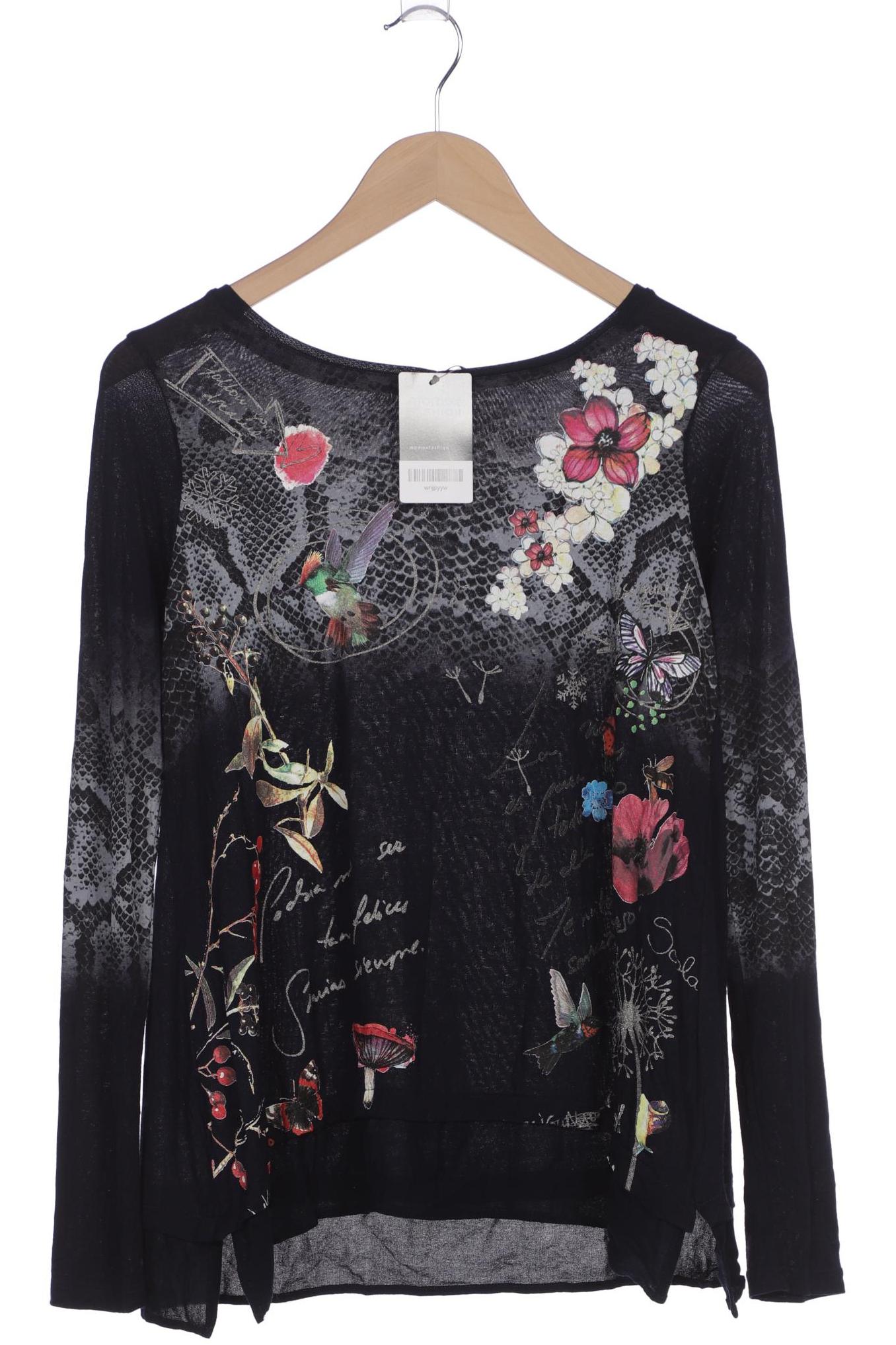 

Desigual Damen Langarmshirt, marineblau, Gr. 36