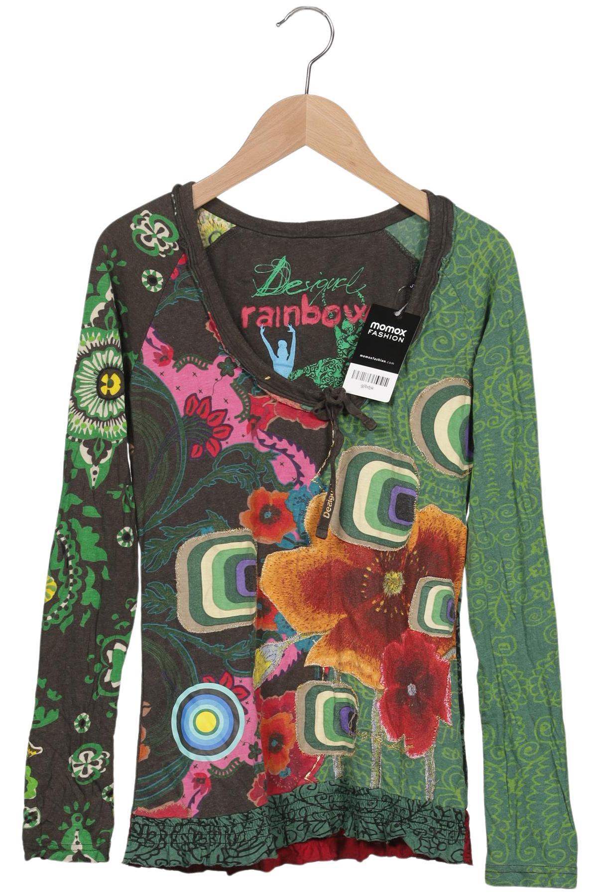 

Desigual Damen Langarmshirt, grün, Gr. 36
