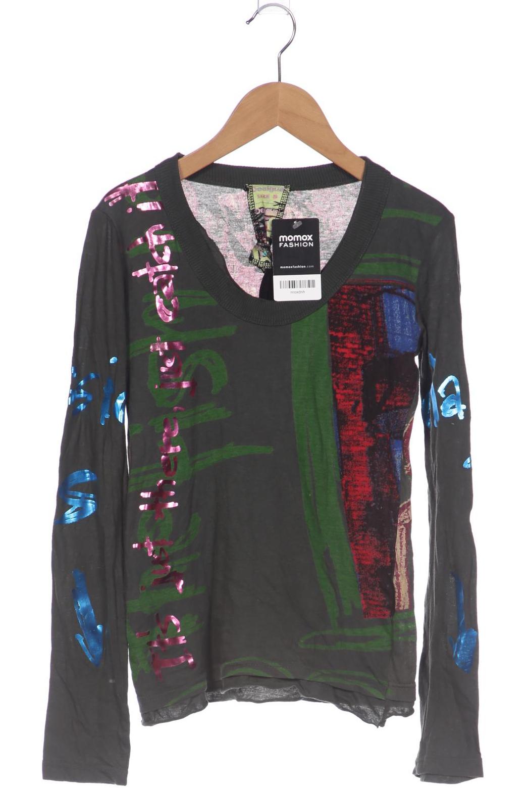 

Desigual Damen Langarmshirt, grün, Gr. 36