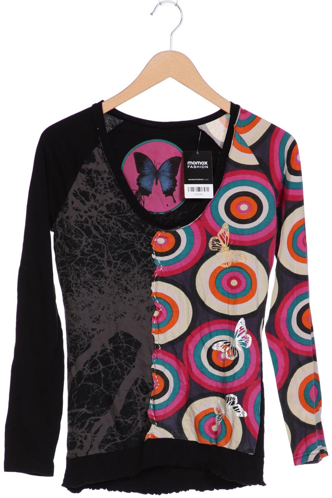 

Desigual Damen Langarmshirt, schwarz, Gr. 38