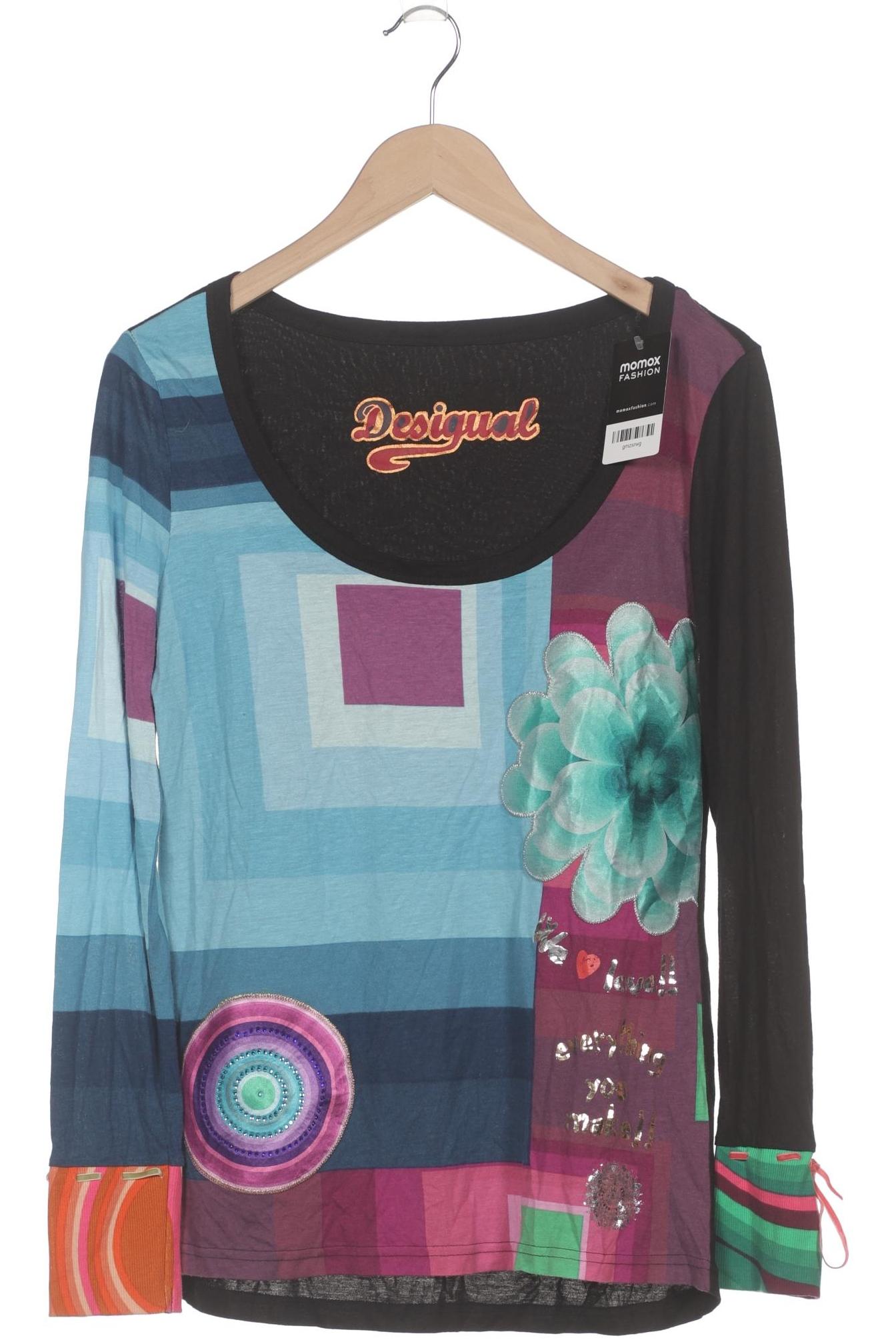 

Desigual Damen Langarmshirt, mehrfarbig, Gr. 42