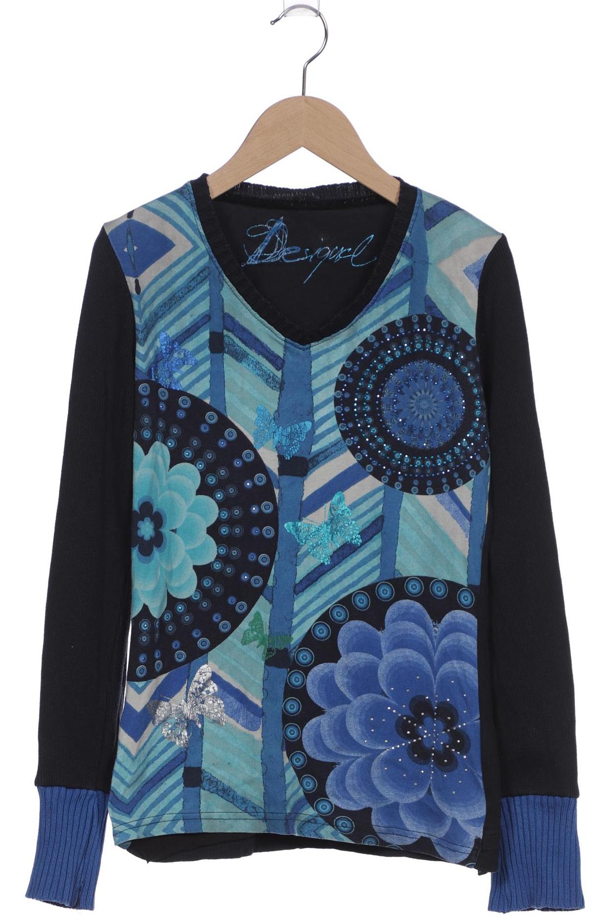 

Desigual Damen Langarmshirt, marineblau, Gr. 36
