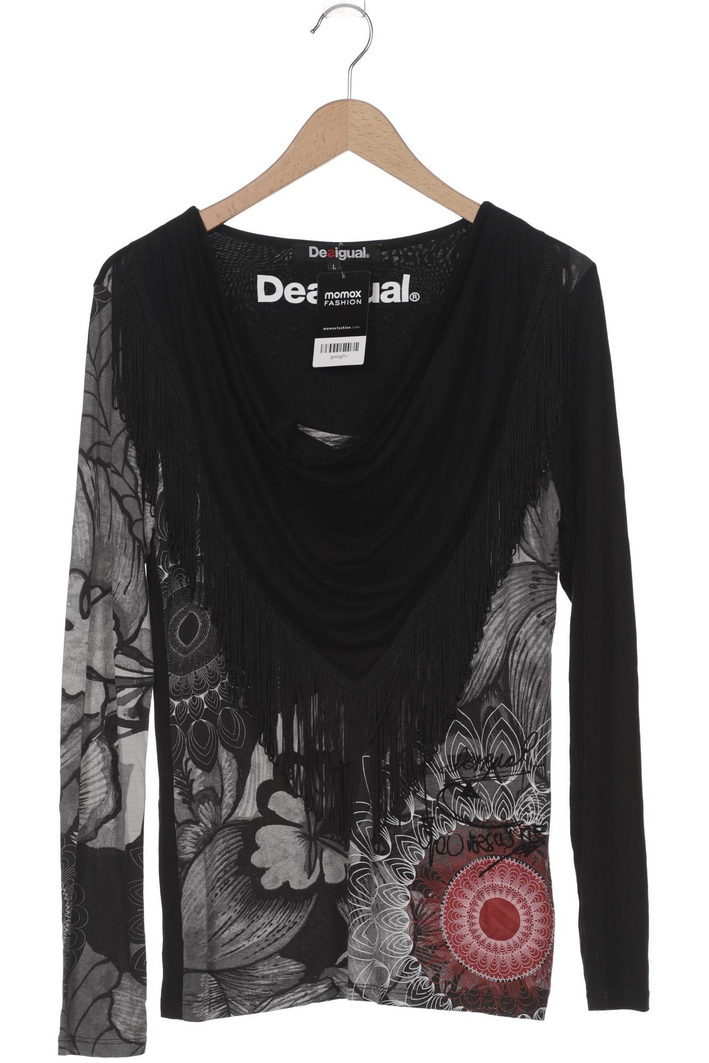 

Desigual Damen Langarmshirt, schwarz, Gr. 42