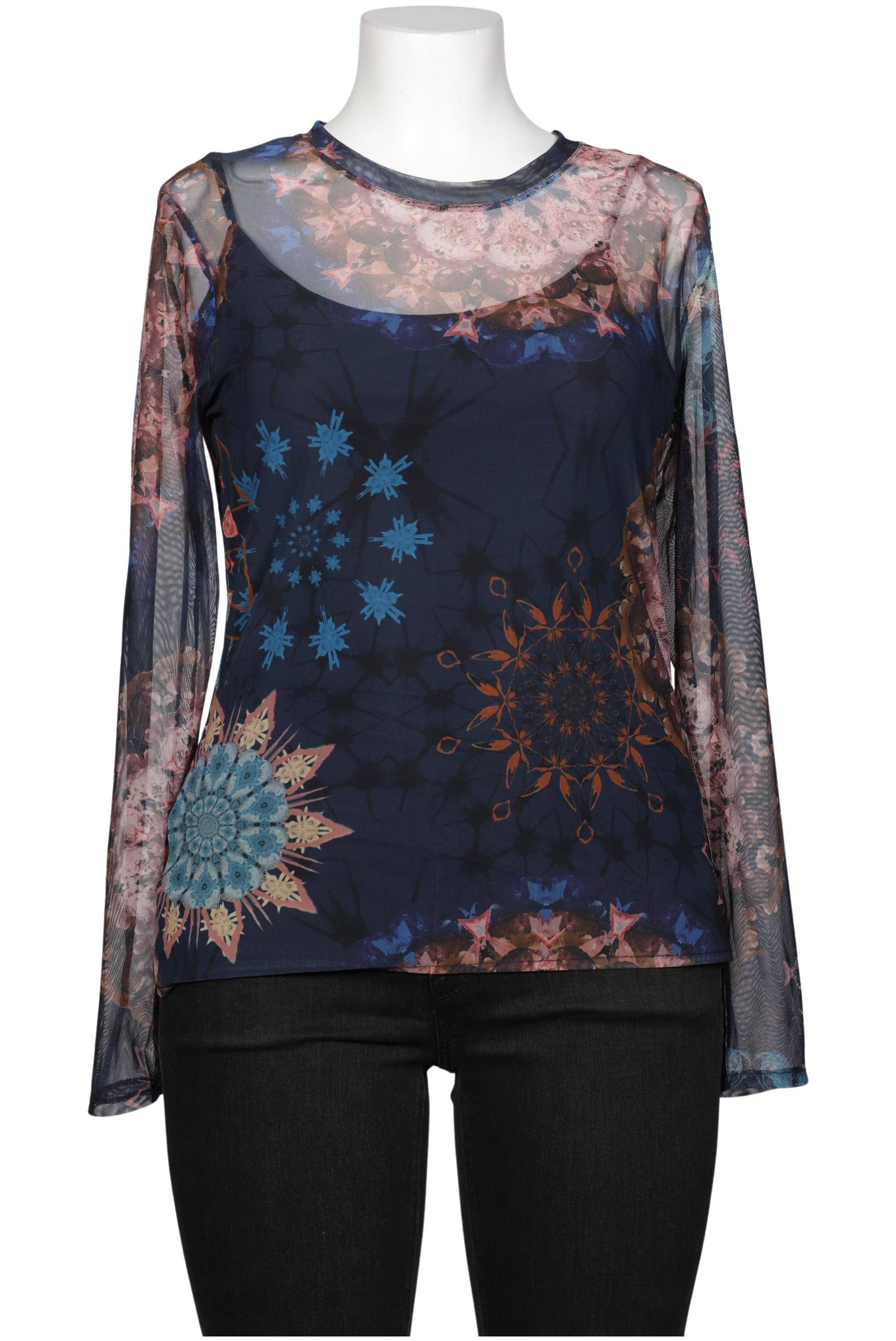 

Desigual Damen Langarmshirt, marineblau, Gr. 44