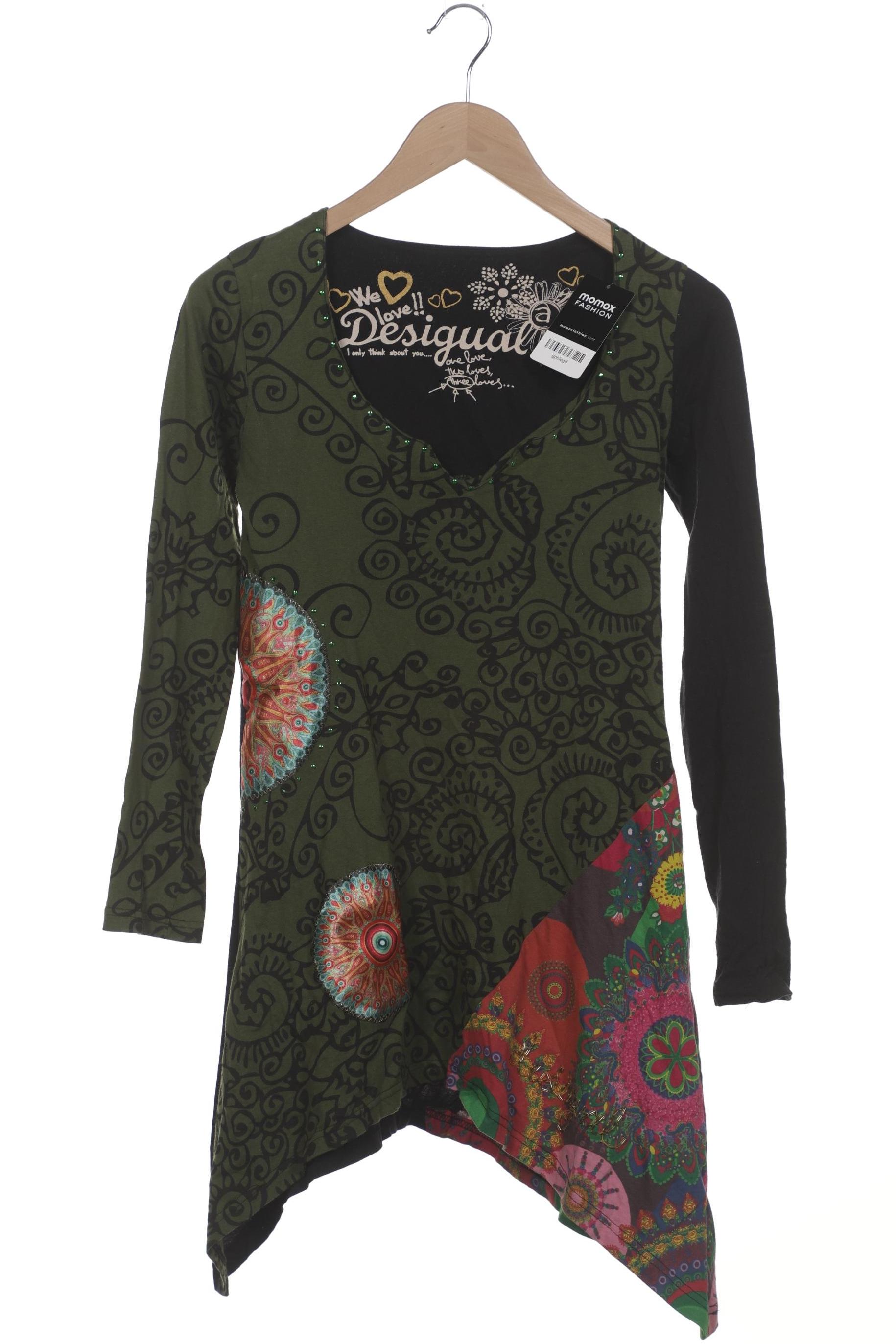 

Desigual Damen Langarmshirt, grün, Gr. 36