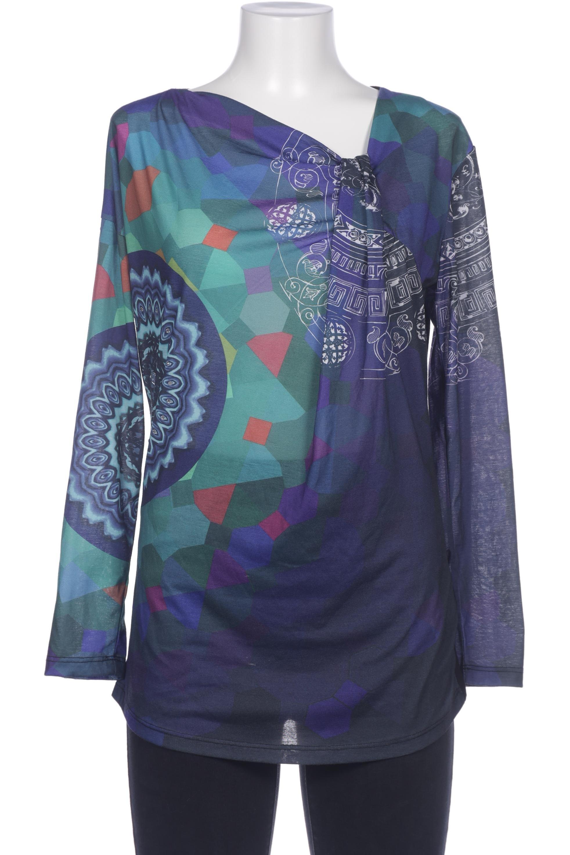 

Desigual Damen Langarmshirt, marineblau, Gr. 42