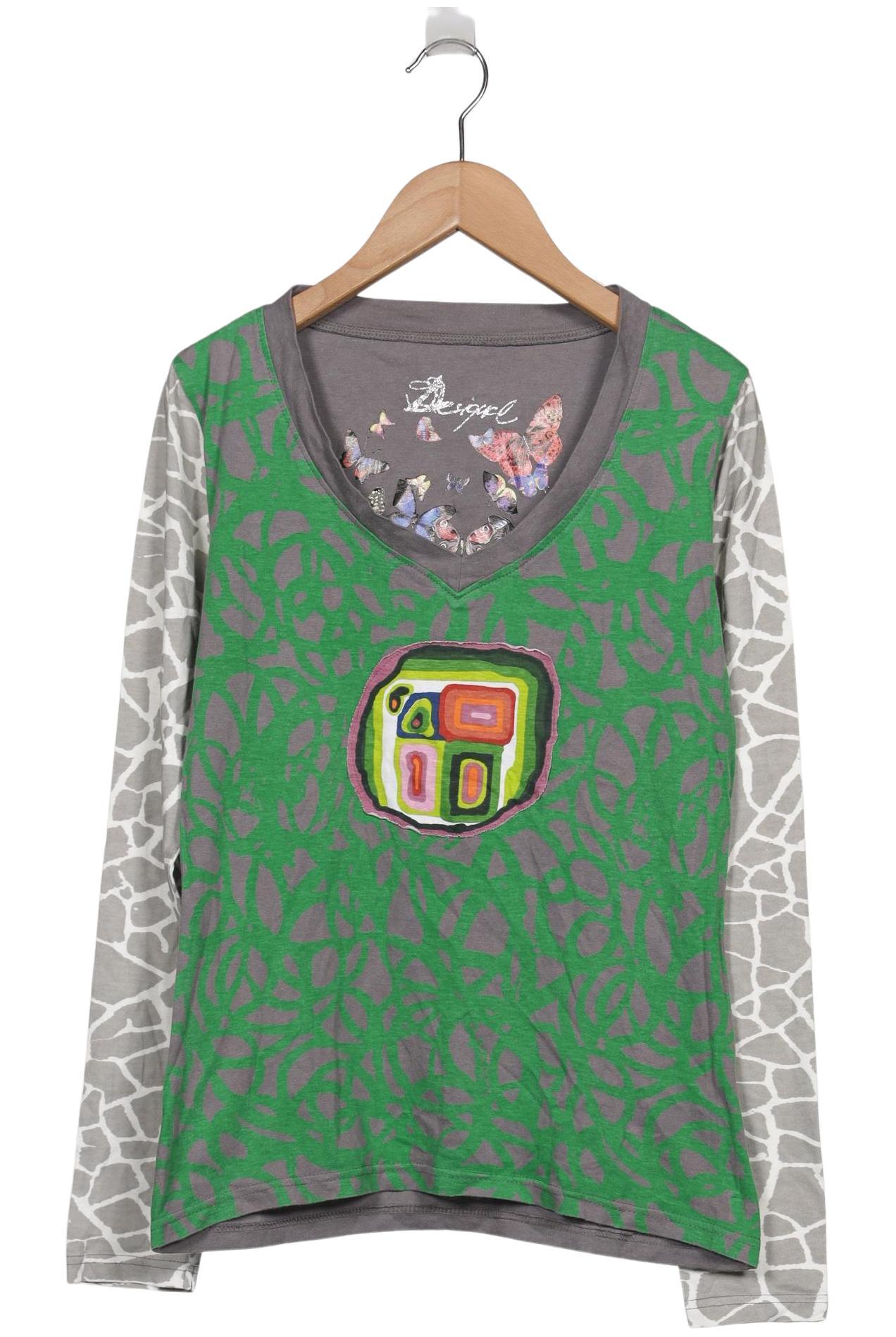 

Desigual Damen Langarmshirt, mehrfarbig, Gr. 38