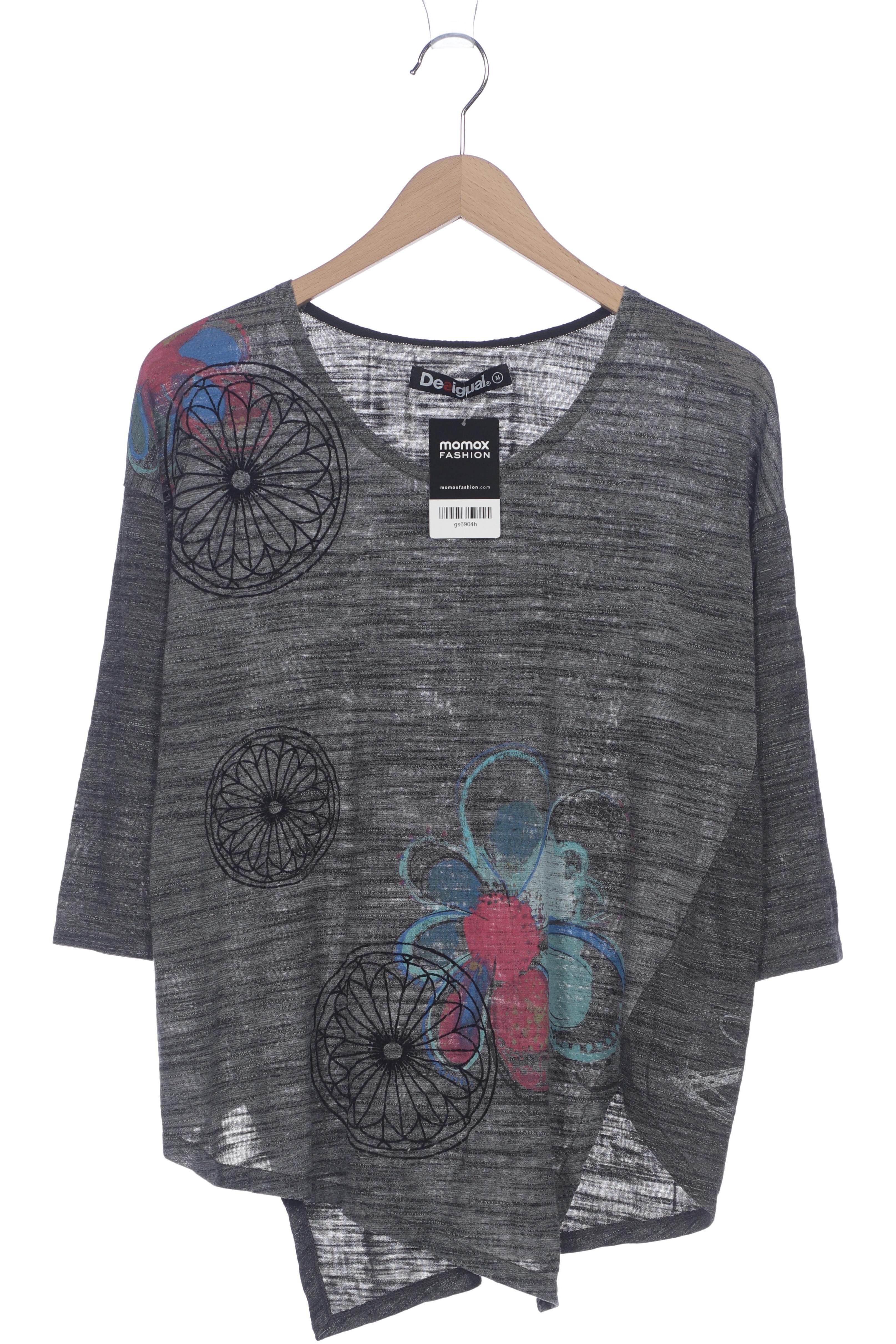 

Desigual Damen Langarmshirt, grau, Gr. 38