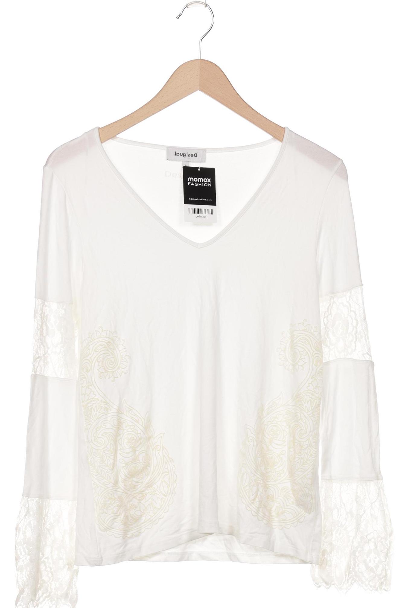 

Desigual Damen Langarmshirt, weiß, Gr. 42