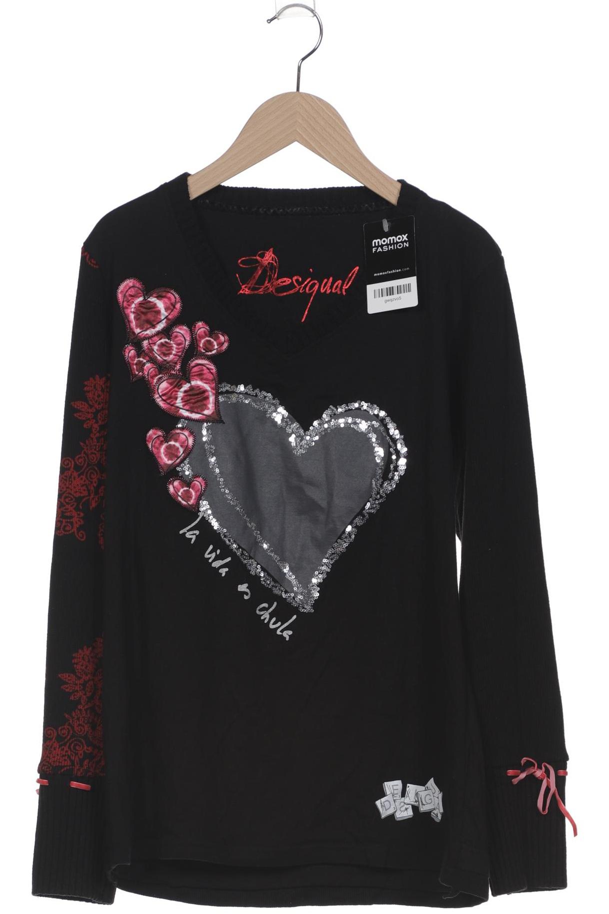 

Desigual Damen Langarmshirt, schwarz, Gr. 44