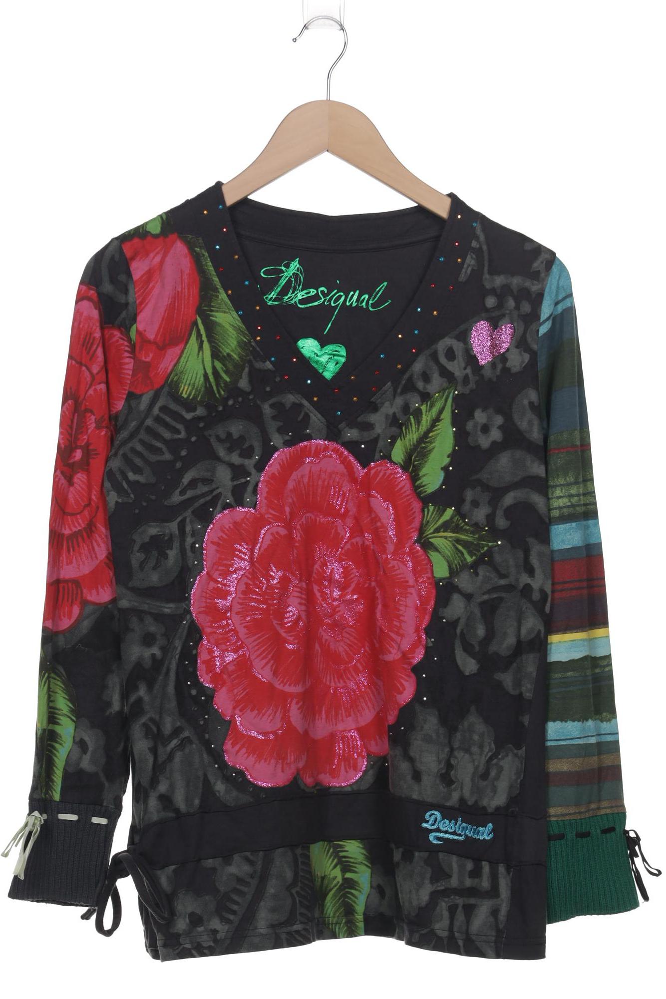 

Desigual Damen Langarmshirt, mehrfarbig, Gr. 44