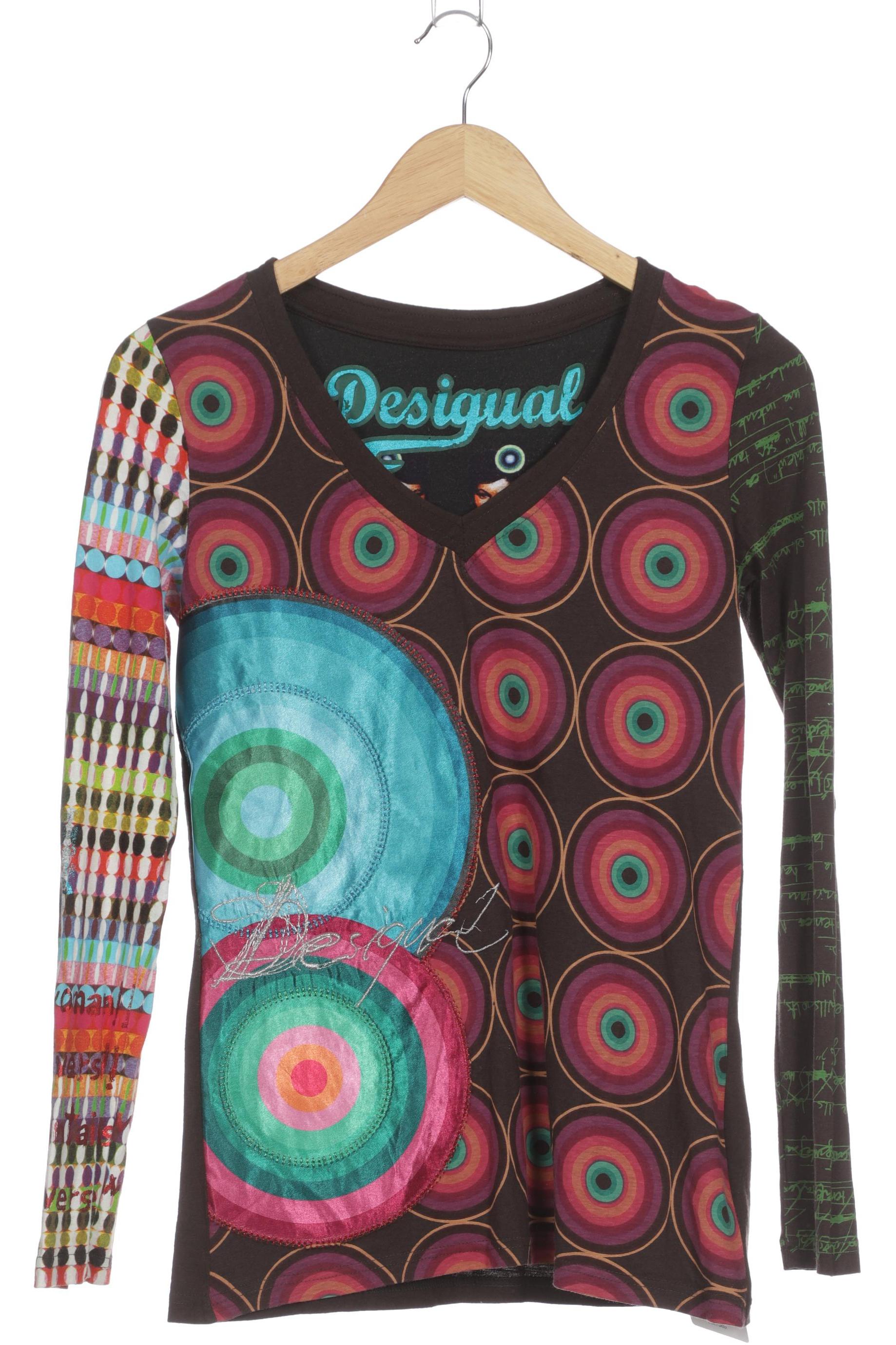 

Desigual Damen Langarmshirt, braun, Gr. 38