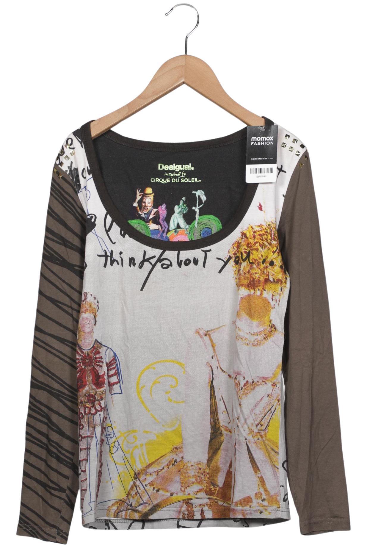 

Desigual Damen Langarmshirt, mehrfarbig, Gr. 36