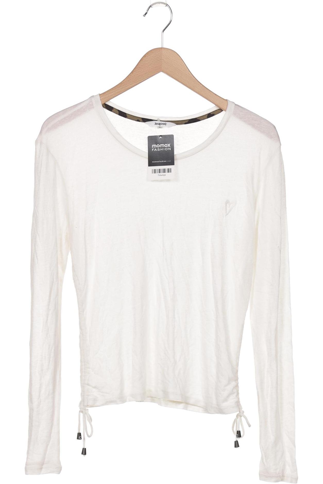 

Desigual Damen Langarmshirt, cremeweiß, Gr. 44