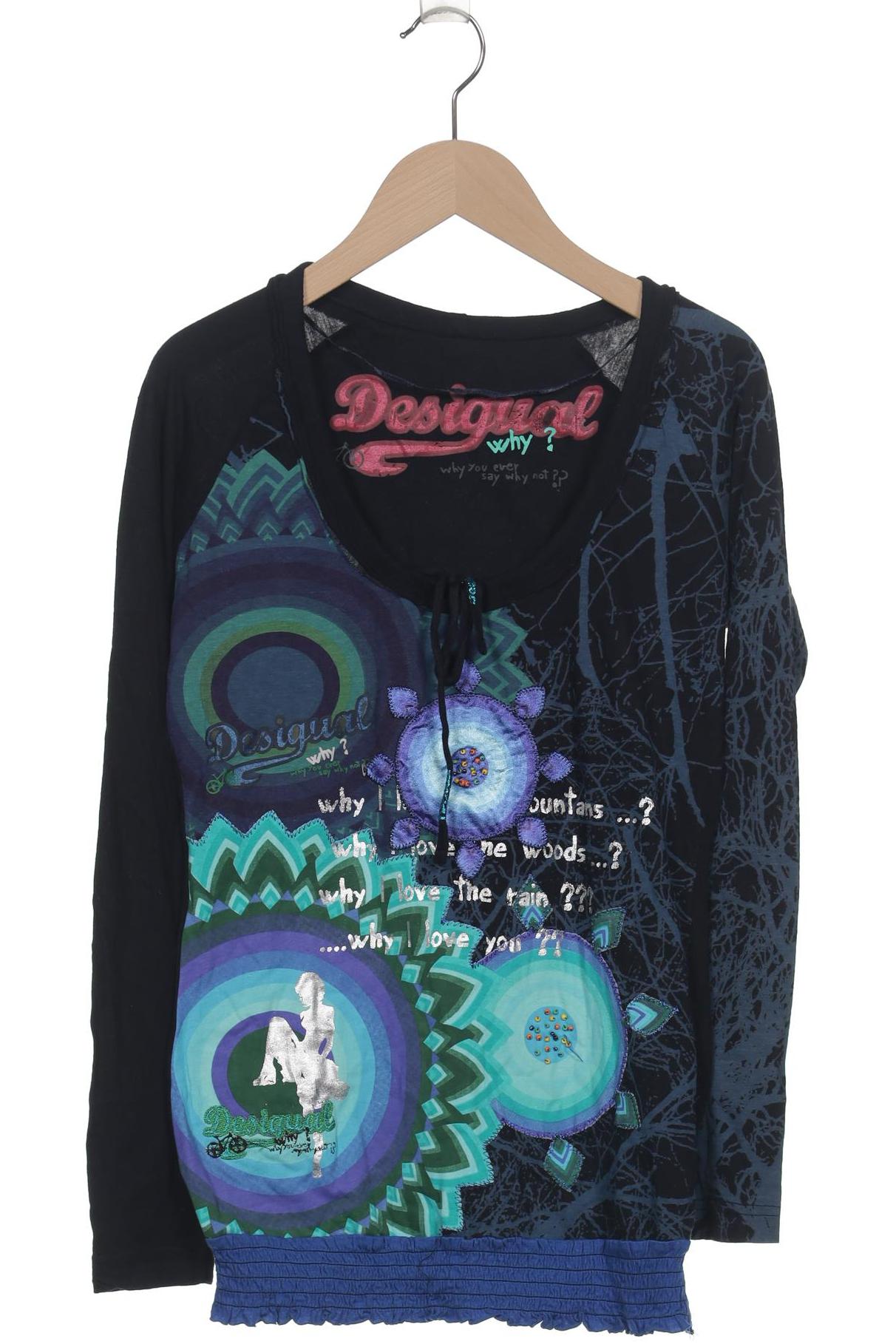 

Desigual Damen Langarmshirt, mehrfarbig, Gr. 36