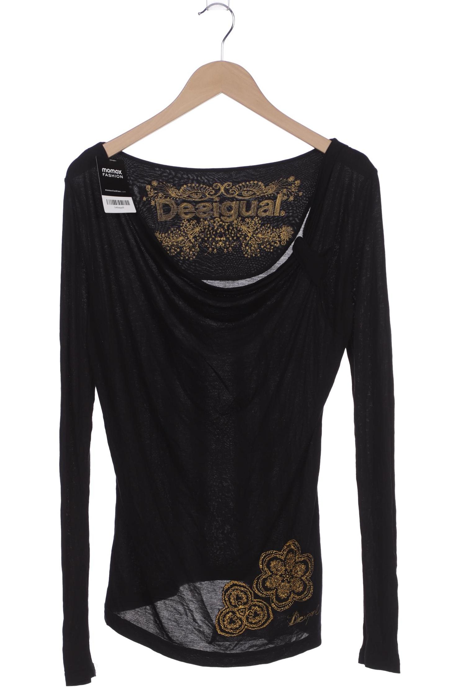 

Desigual Damen Langarmshirt, schwarz, Gr. 38