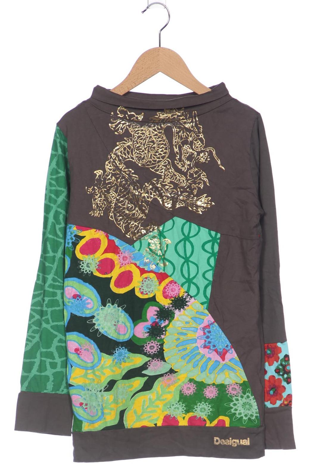 

Desigual Damen Langarmshirt, grau, Gr. 42